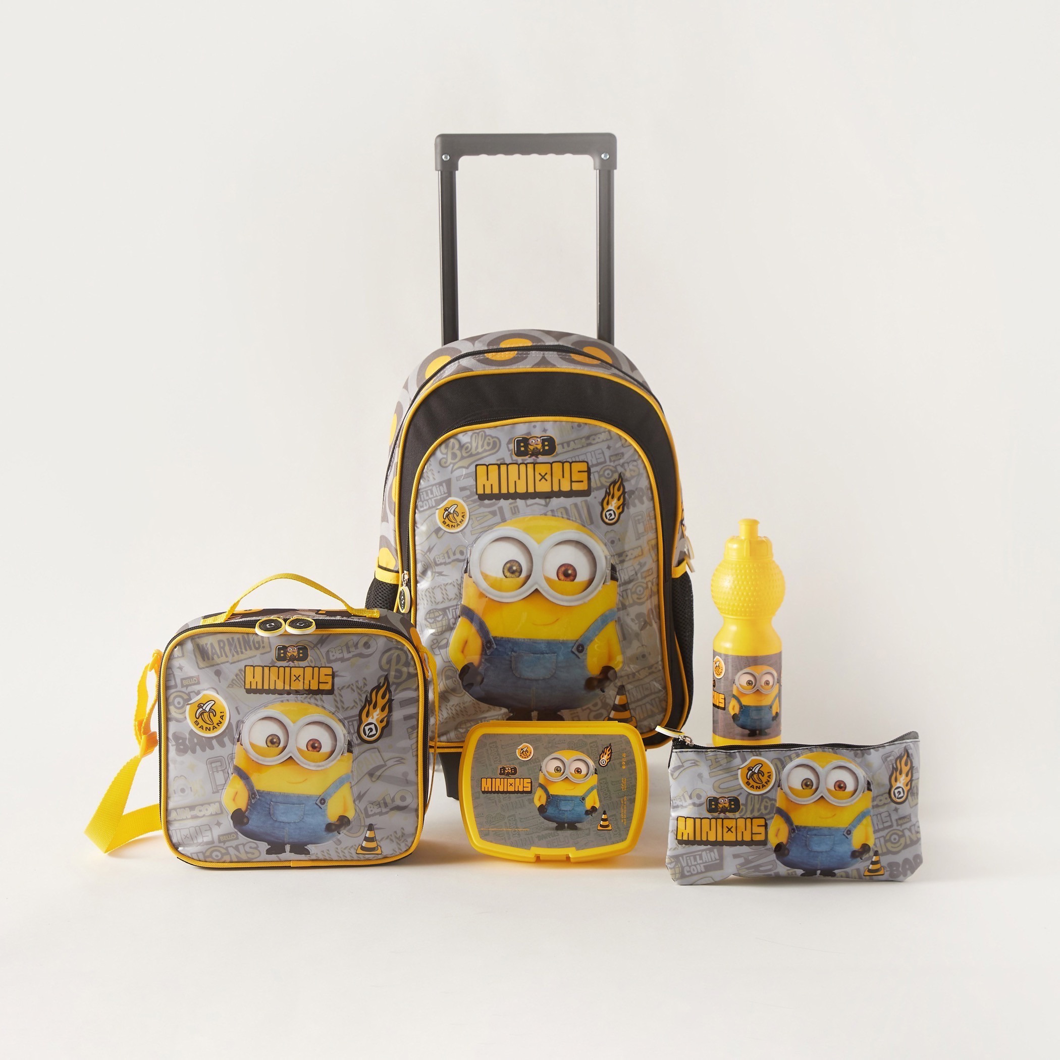 Minion trolley 2024 school bag