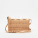Celeste Weave Textured Crossbody Bag with Flap Closure and Shoulder Strap-Women%27s Handbags-thumbnailMobile-0