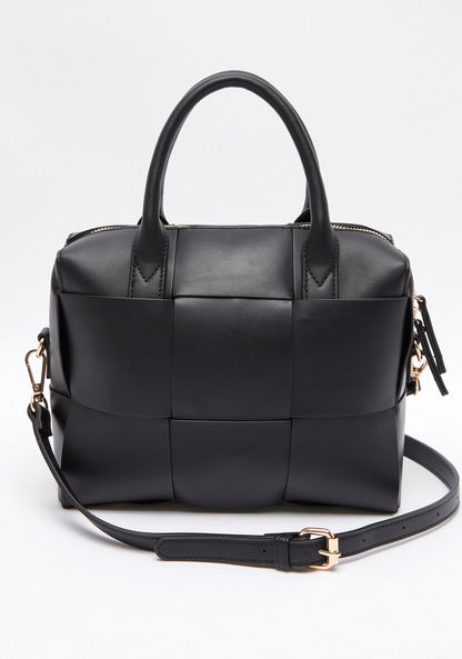 Celeste Weave Tote Bag with Detachable Strap-Women%27s Handbags-image-0