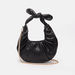 Haadana Ruched Shoulder Bag with Detachable Metallic Chain Strap-Women%27s Handbags-thumbnailMobile-0