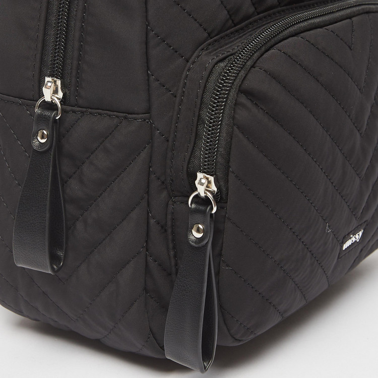 Missy Quilted Backpack with Adjustable Shoulder Straps