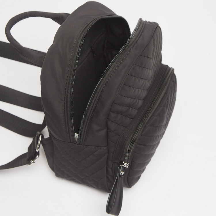 Missy Quilted Backpack with Adjustable Shoulder Straps