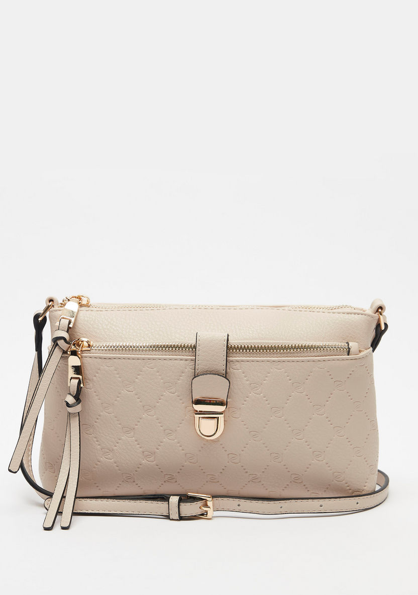 Celeste Monogram Crossbody Bag with Adjustable Strap-Women%27s Handbags-image-0