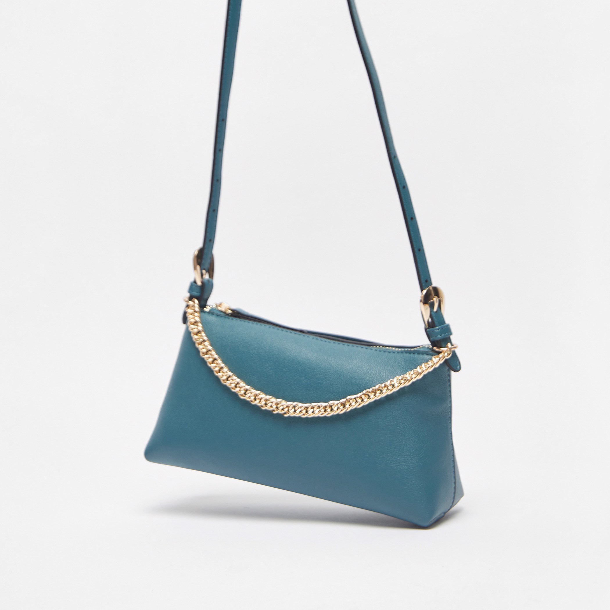 Celeste Shoulder Bag with Chain Accent-women-bagsandwallets-handbags-image-3
