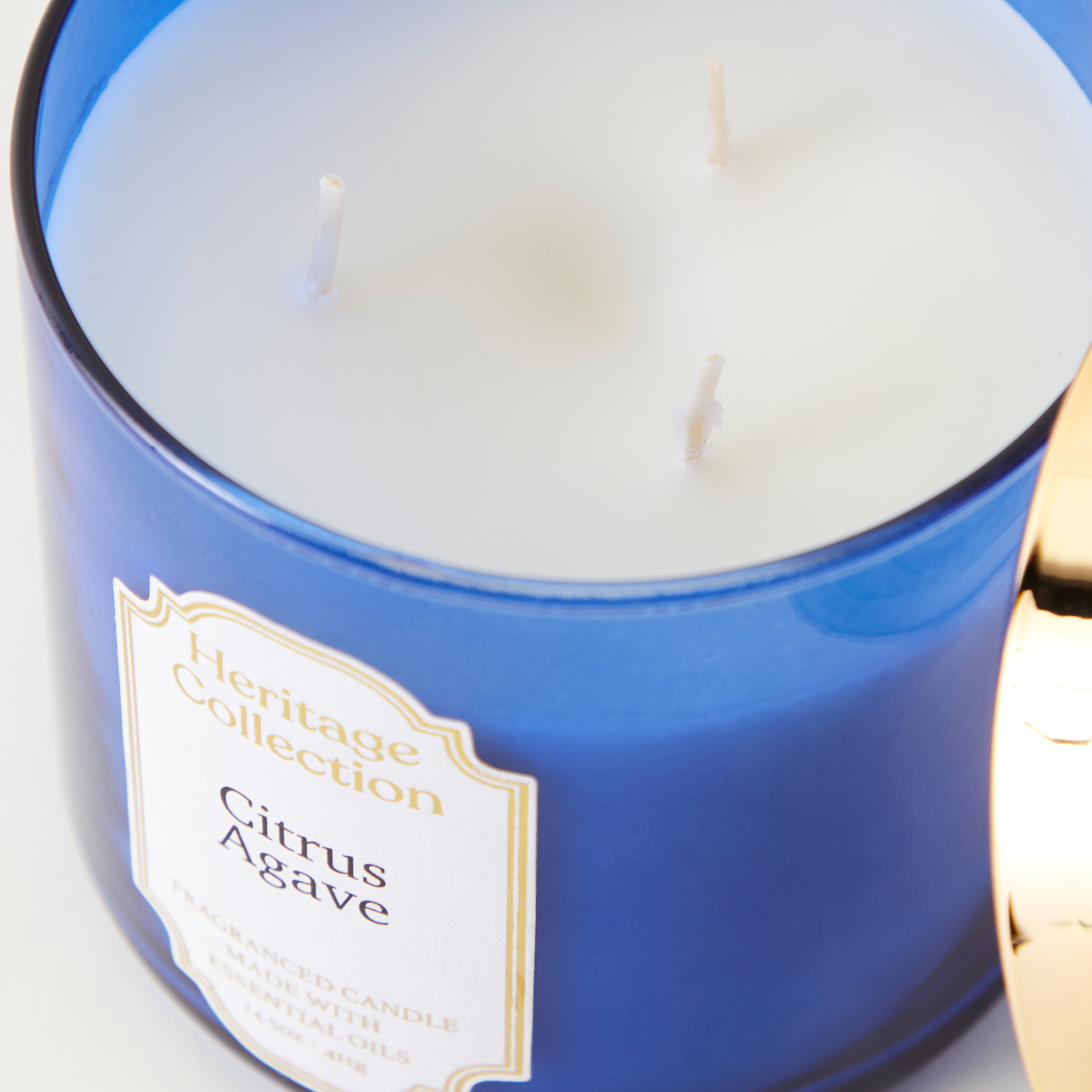 Heritage Collection Citrus Agave Scented Jar Candle - 9 cms-household-homefragrance-candles-image-3