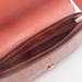 ELLE Embossed Crossbody Bag with Detachable Strap and Flap Closure-Women%27s Handbags-thumbnail-5