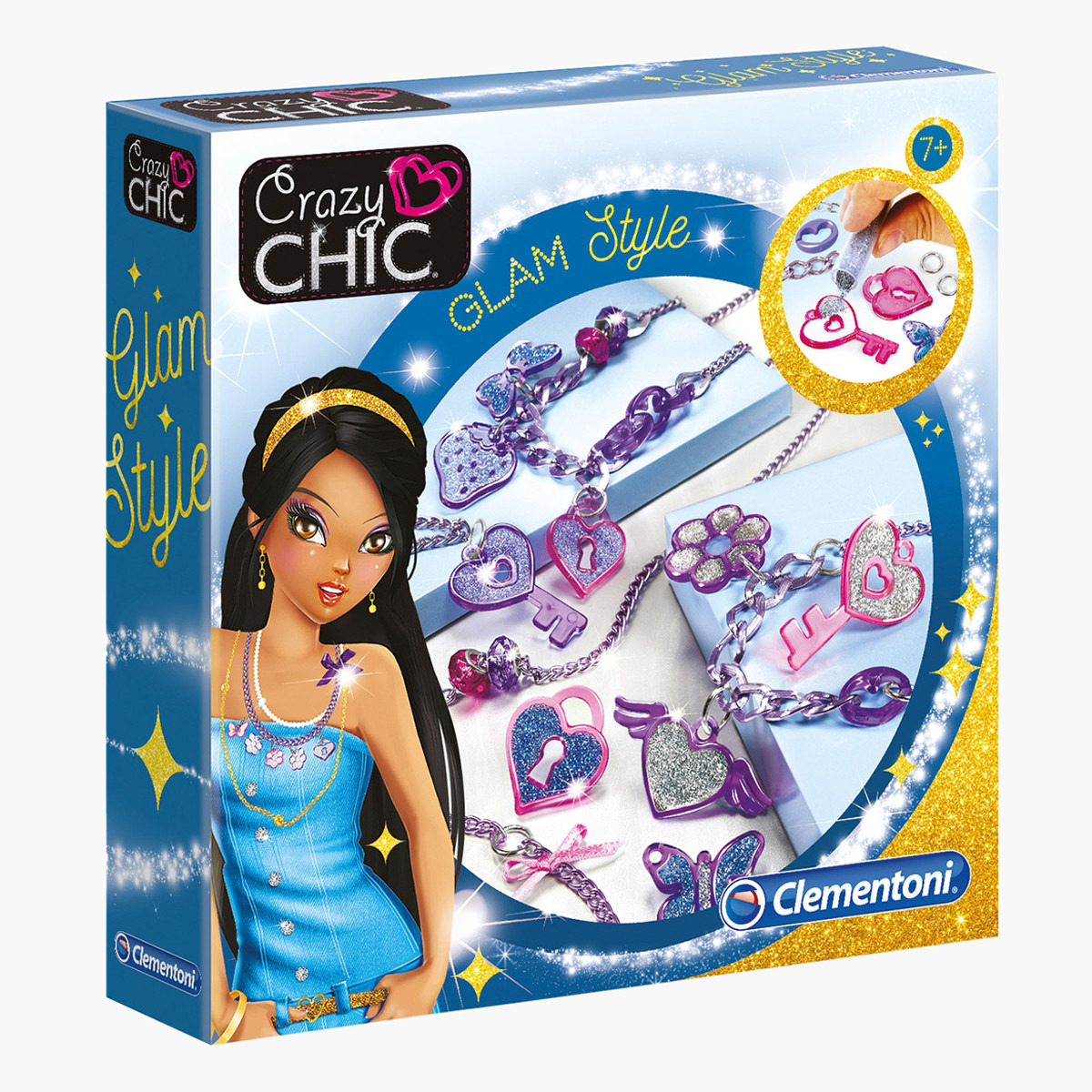 Buy Clementoni Crazy Chic Glam Style Creativity Set Online Mothercare Bahrain