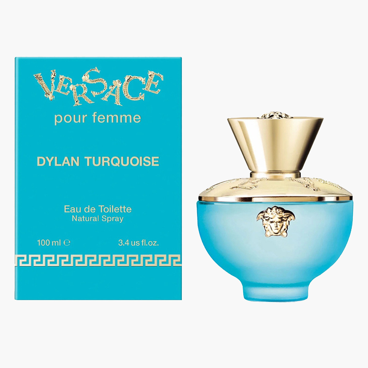 Versace Dylan Turquoise Eau De Toilette Spray for Women - 100 ml-beautyandpersonalcare-fragrance-women-image-1