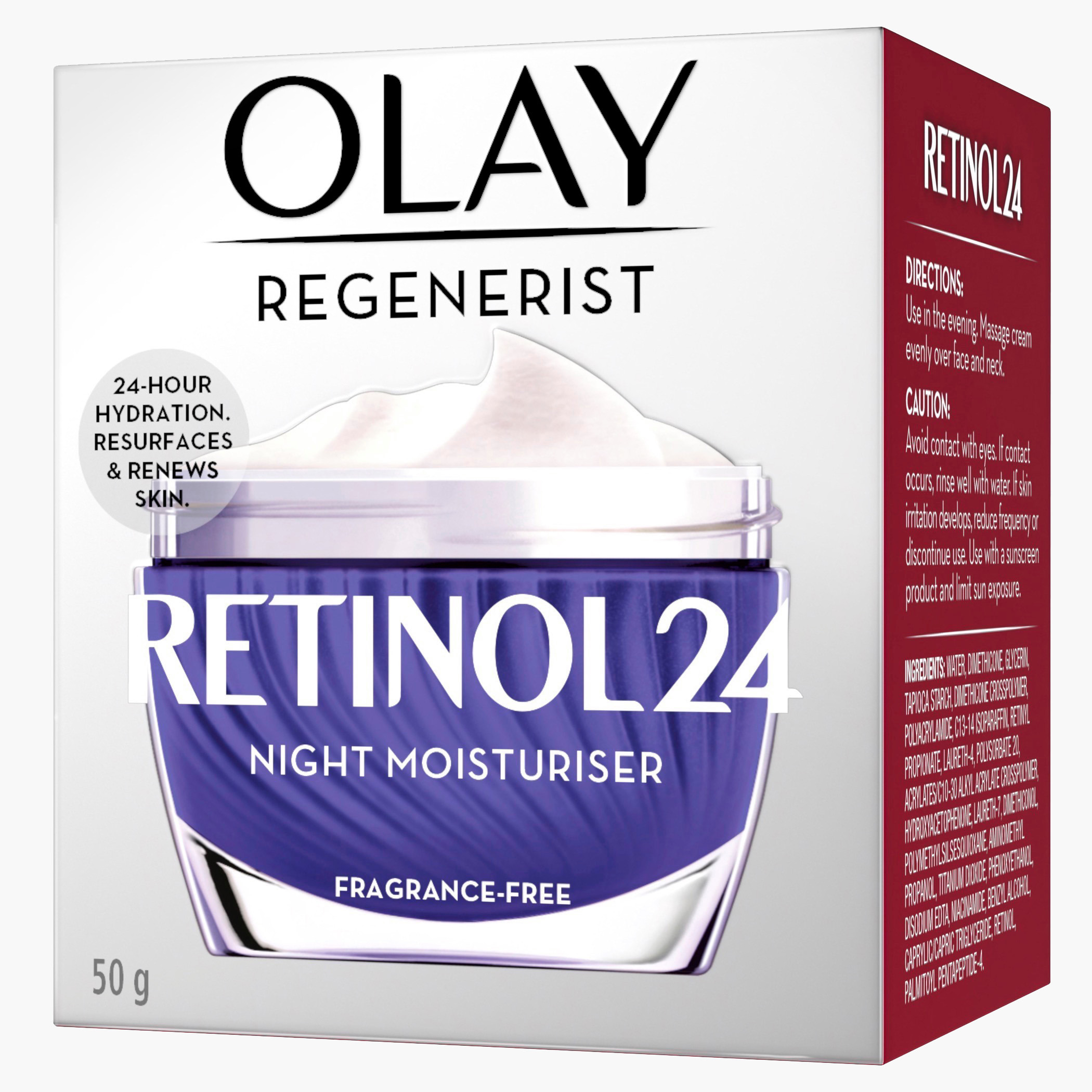 Olay Regenerist Retinol 24 Night Cream - 50 ml-beautyandpersonalcare-skin-moisturisers-nightcreams-image-1