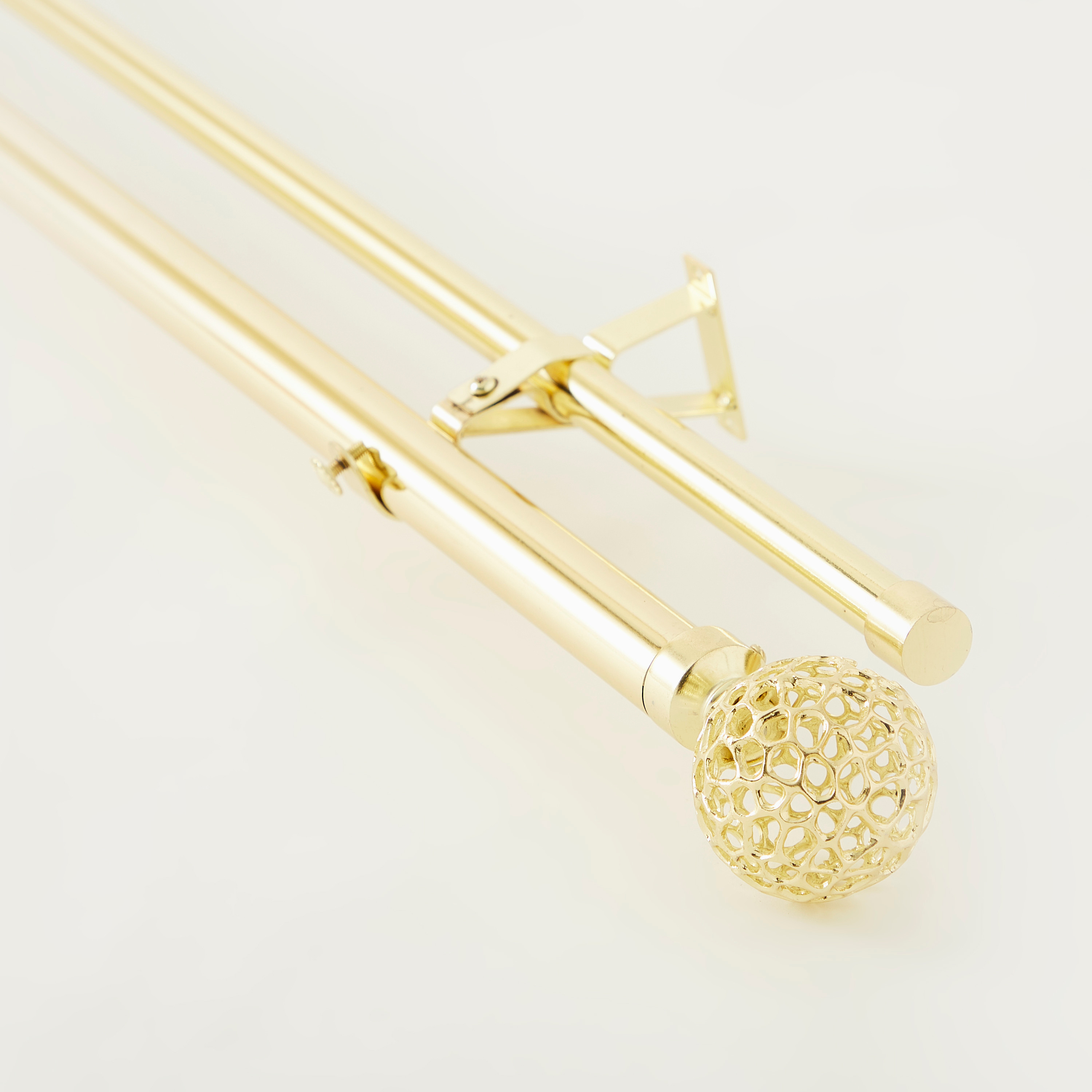 Moulded Double Large Curtain Rod - 185 - 365 cms-household-bathandlaundry-shower-showercurtainrods-image-2