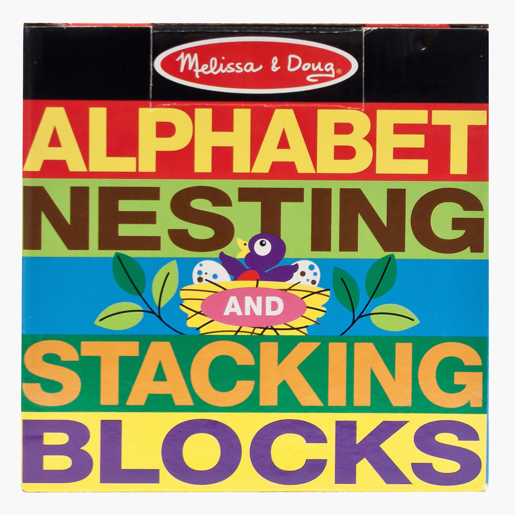 Melissa and doug alphabet nesting blocks online