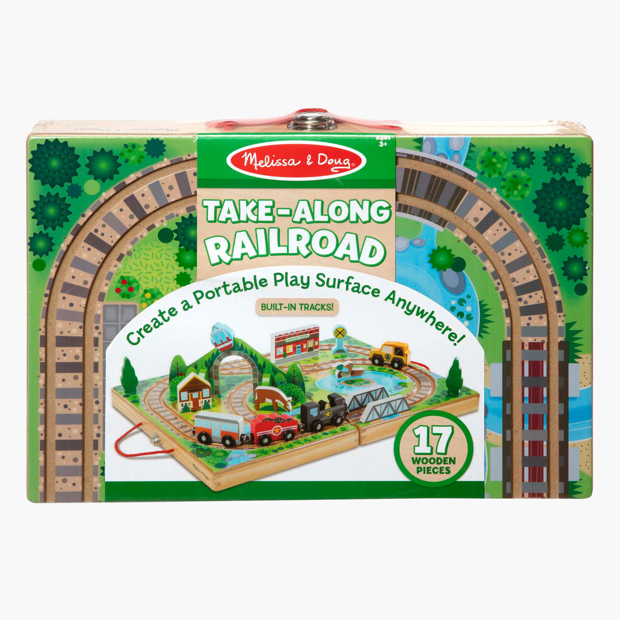 Buy Melissa and Doug Take Along Railroad Playset Online Mothercare Bahrain