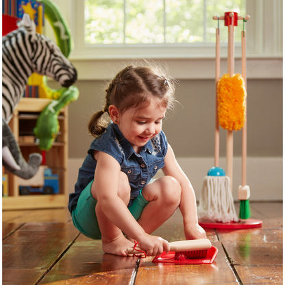 Melissa and Doug Lets Play House! Dust Sweep & Mop