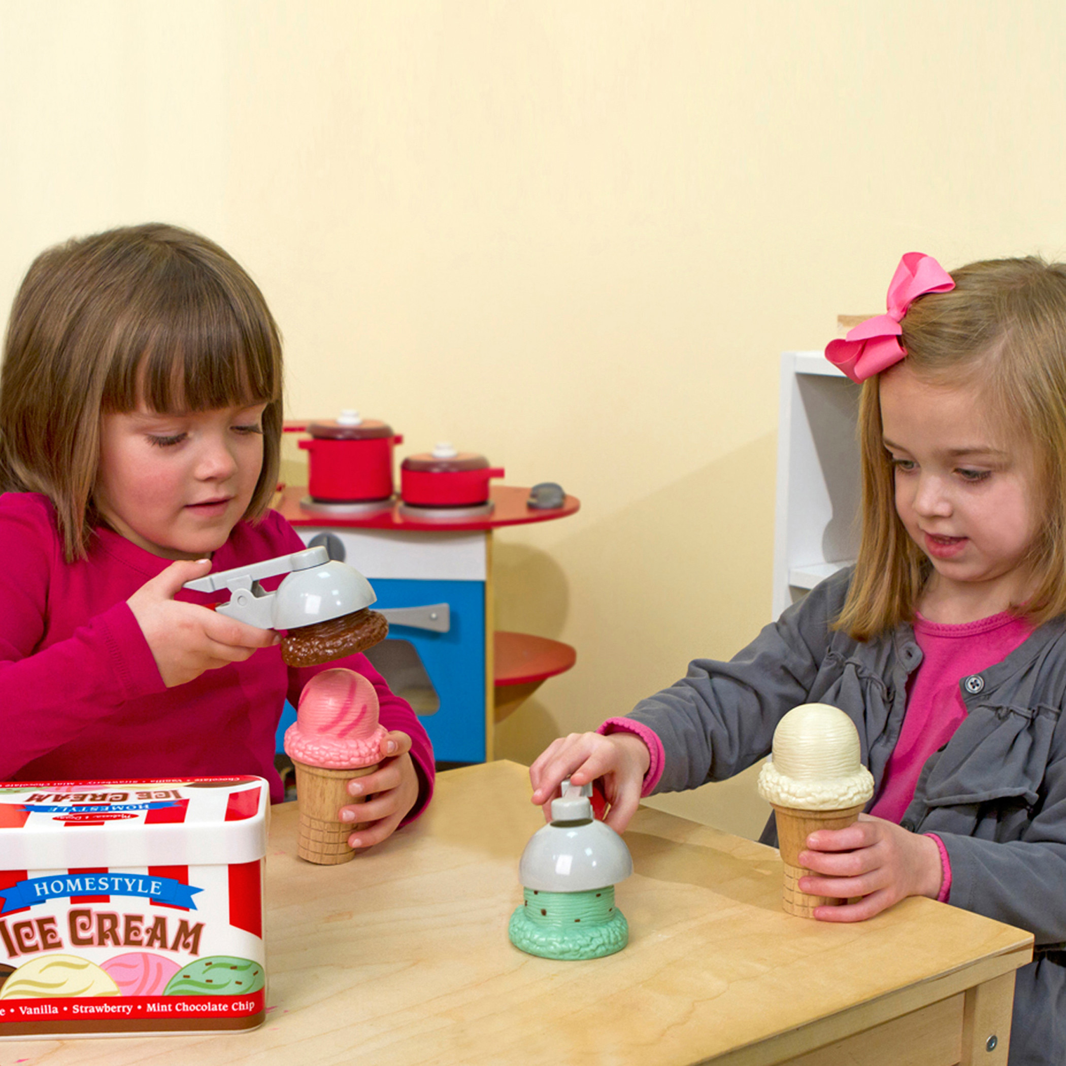 Melissa & doug ice cream cone playset on sale