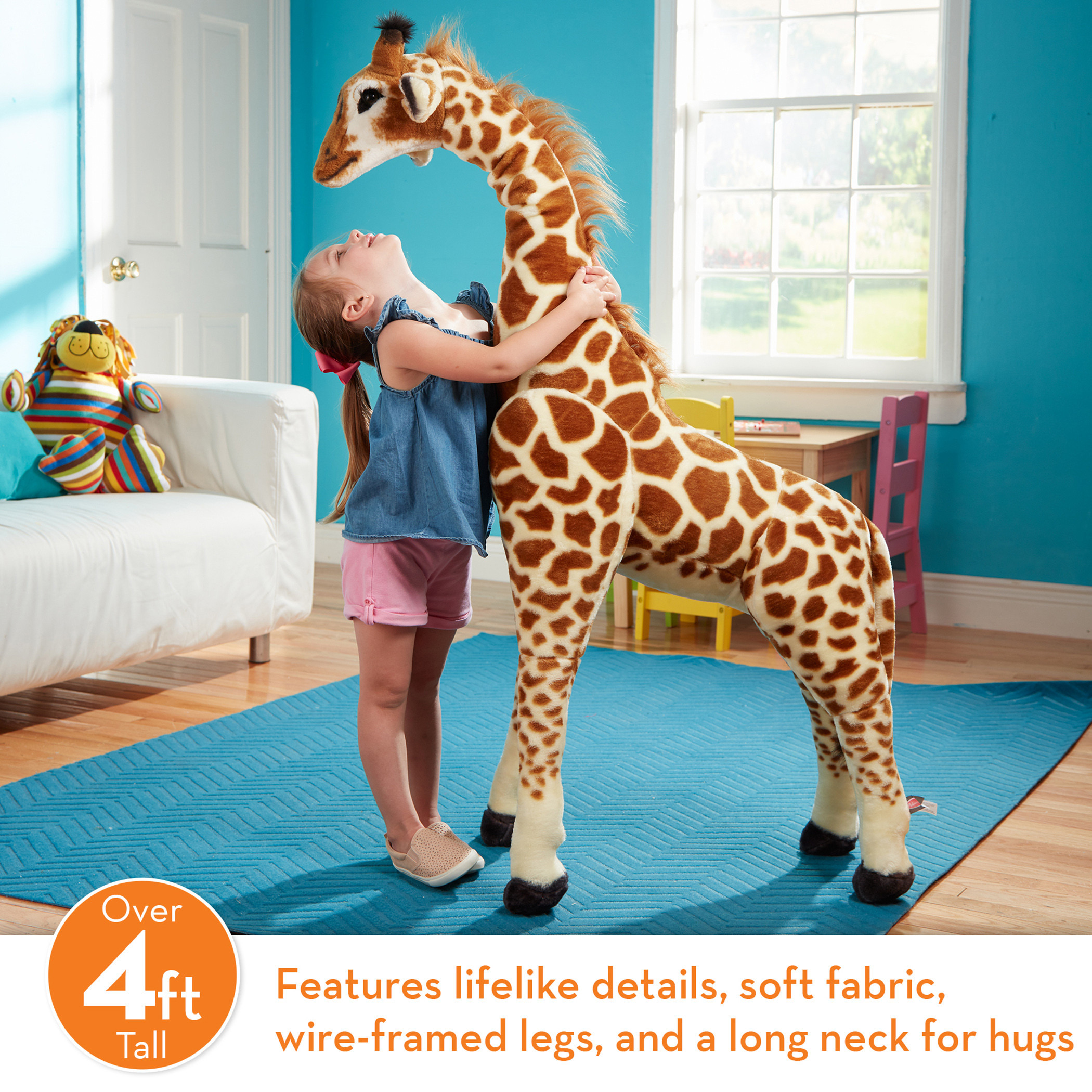 Melissa & doug plush giraffe online