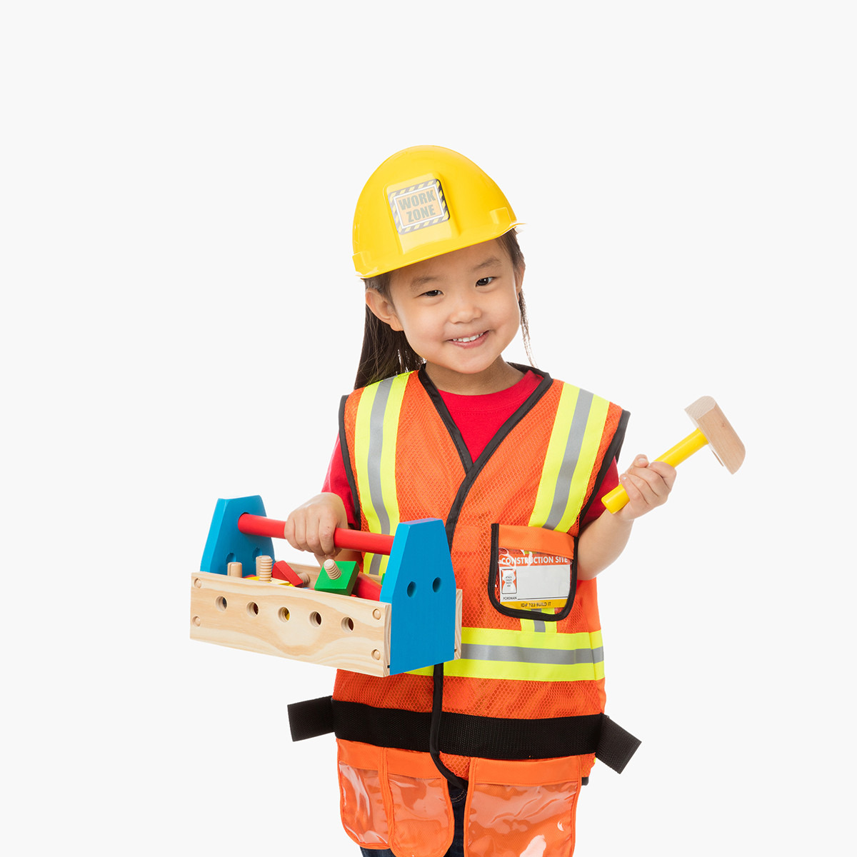 Buy Melissa and Doug Construction Worker Role Play Costume Set Online Mothercare Bahrain