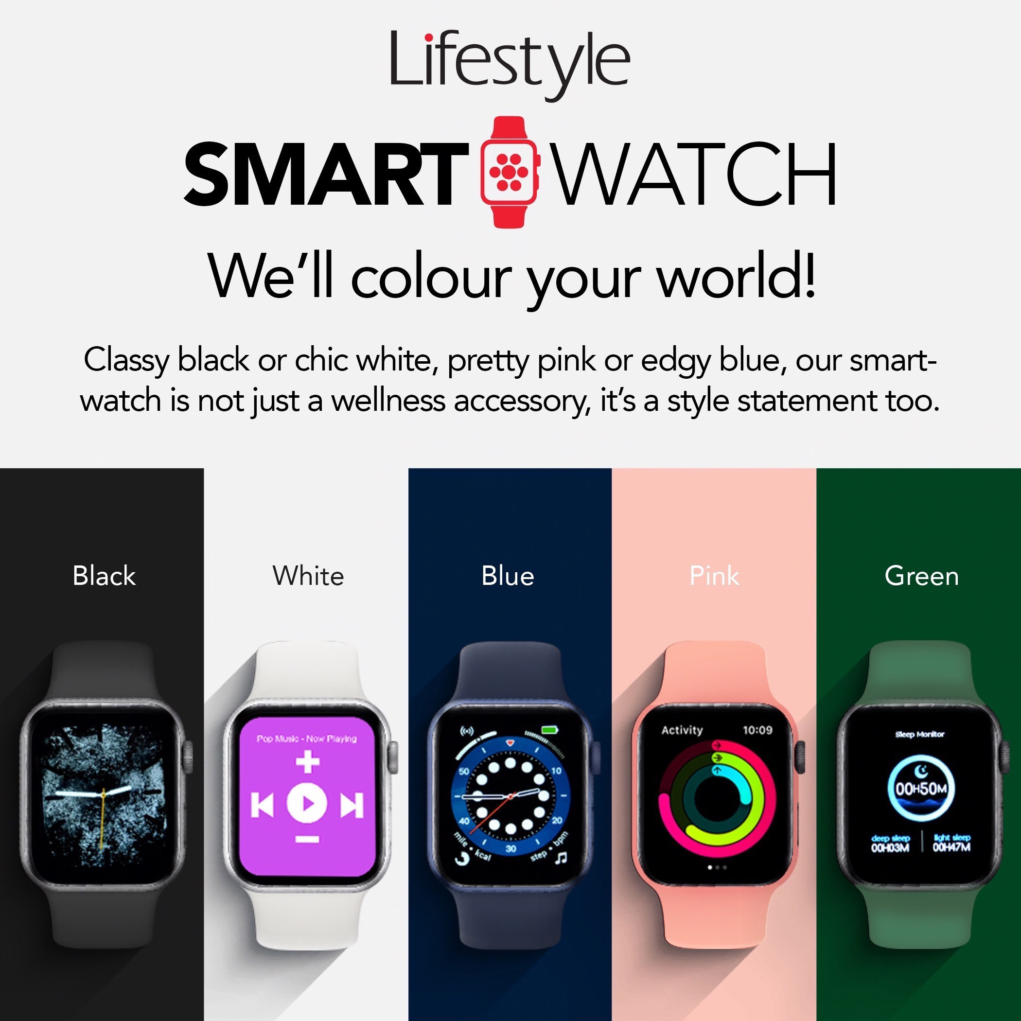 Bluetooth touch screen smart watch hot sale