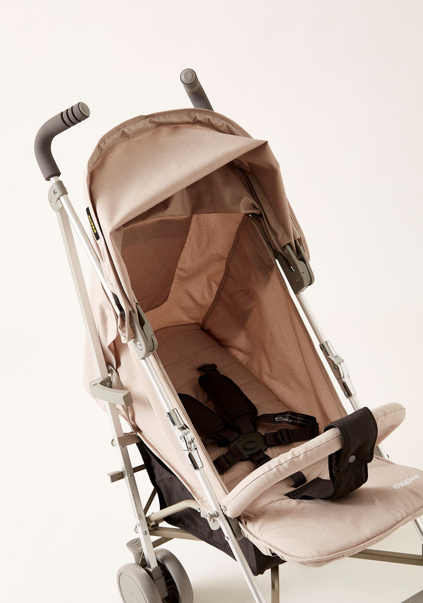 Giggles Touring Beige Baby Buggy with Canopy and Multi-Position Reclining Seat (Upto 3 years) -Buggies-image-3