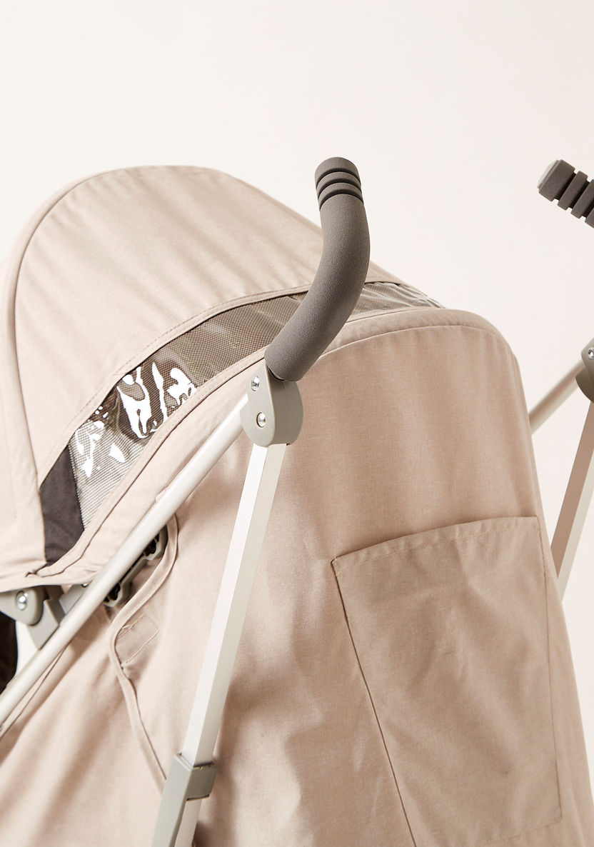 Giggles Touring Beige Baby Buggy with Canopy and Multi-Position Reclining Seat (Upto 3 years) -Buggies-image-7