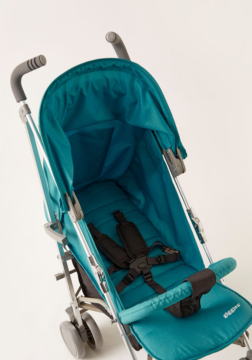 Giggles Touring Blue Baby Buggy with Canopy and Multi-Position Reclining Seat (Upto 3 years) -Buggies-image-3