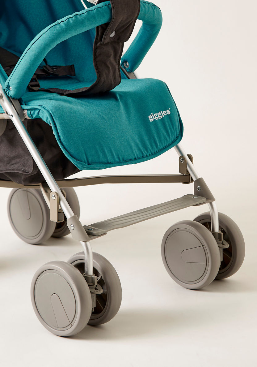 Giggles Touring Blue Baby Buggy with Canopy and Multi-Position Reclining Seat (Upto 3 years) -Buggies-image-5