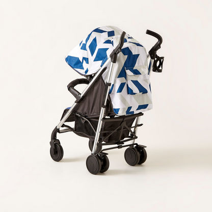 Giggles Solex Printed Baby Buggy with Canopy and Multi-Position Recline (Upto 3 years) 