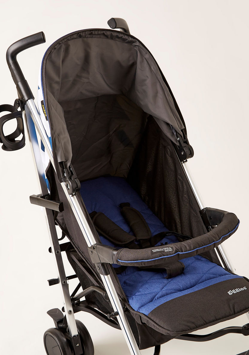 Giggles Solex Printed Baby Buggy with Canopy and Multi-Position Recline (Upto 3 years) -Buggies-image-3