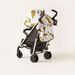 Giggles Solex Printed Gold Baby Buggy with Canopy and Multi-Position Reclining Seat (Upto 3 years) -Buggies-thumbnail-2