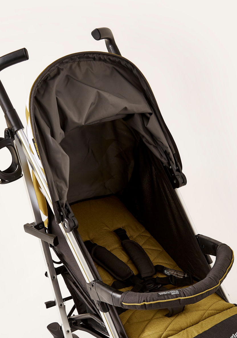 Giggles Solex Printed Gold Baby Buggy with Canopy and Multi-Position Reclining Seat (Upto 3 years) -Buggies-image-3