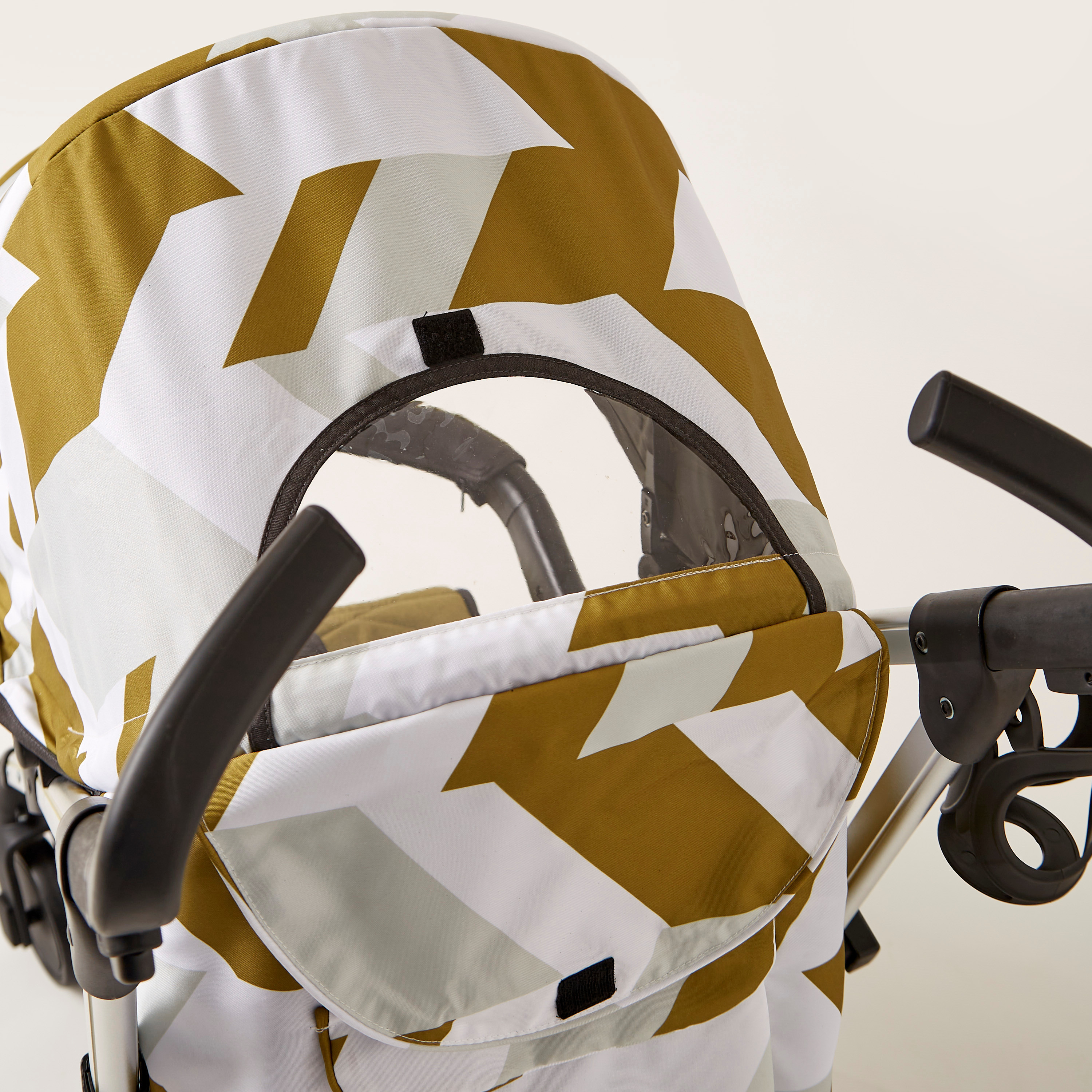 Giggles Solex Printed Gold Baby Buggy with Canopy and Multi-Position Reclining Seat (Upto 3 years) -baby-gear-strollersandprams-buggies-image-8