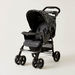 Juniors Jazz Black Grey Baby Stroller with Multiposition Reclining Seat (Upto 3 years) -Strollers-thumbnailMobile-0