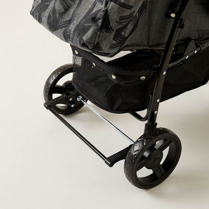 Juniors Jazz Black Grey Baby Stroller with Multiposition Reclining Seat (Upto 3 years) -Strollers-image-6