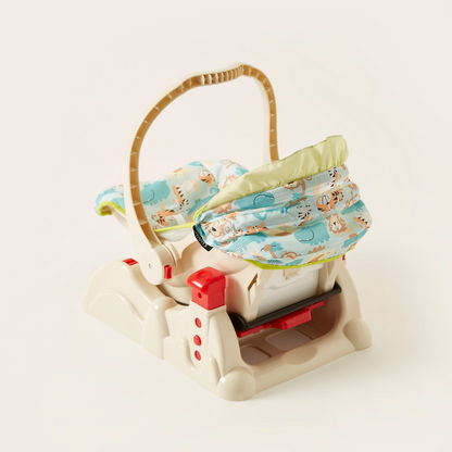 Juniors Diamond 3 In 1 Printed Baby Seat with Three-Position Height Adjustment (Upto 12 months) 