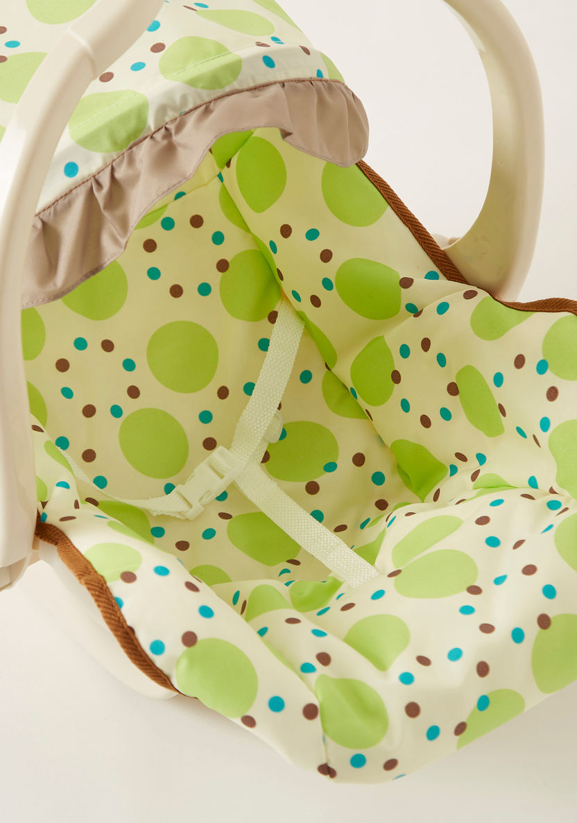 Juniors Lory Padded Baby Seat with Rocking Function and Canopy (Upto 1 year)-Carry Cots-image-2