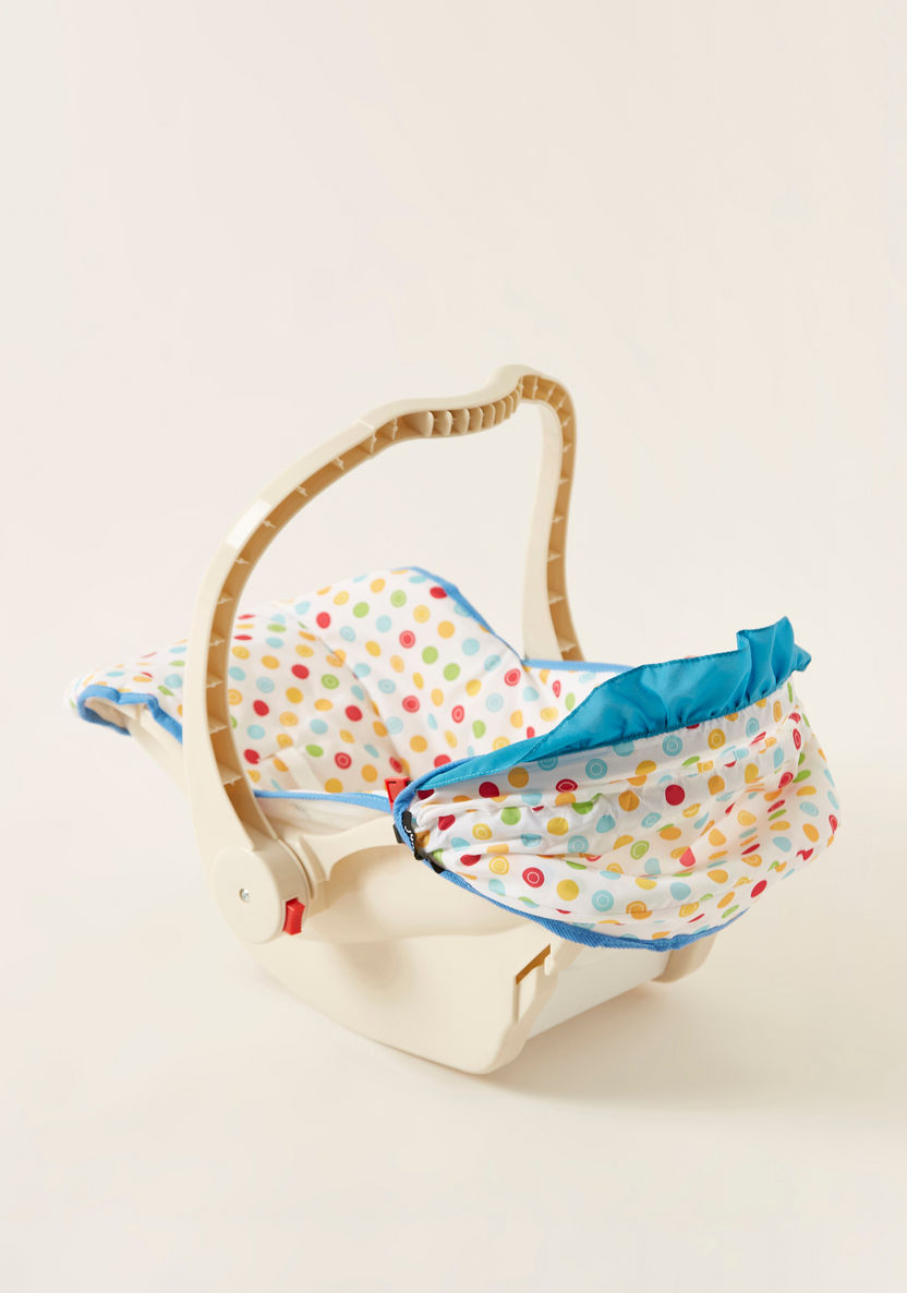 Juniors Lory Padded Baby Seat with Rocking Function and Canopy (Upto 1 year)-Carry Cots-image-4