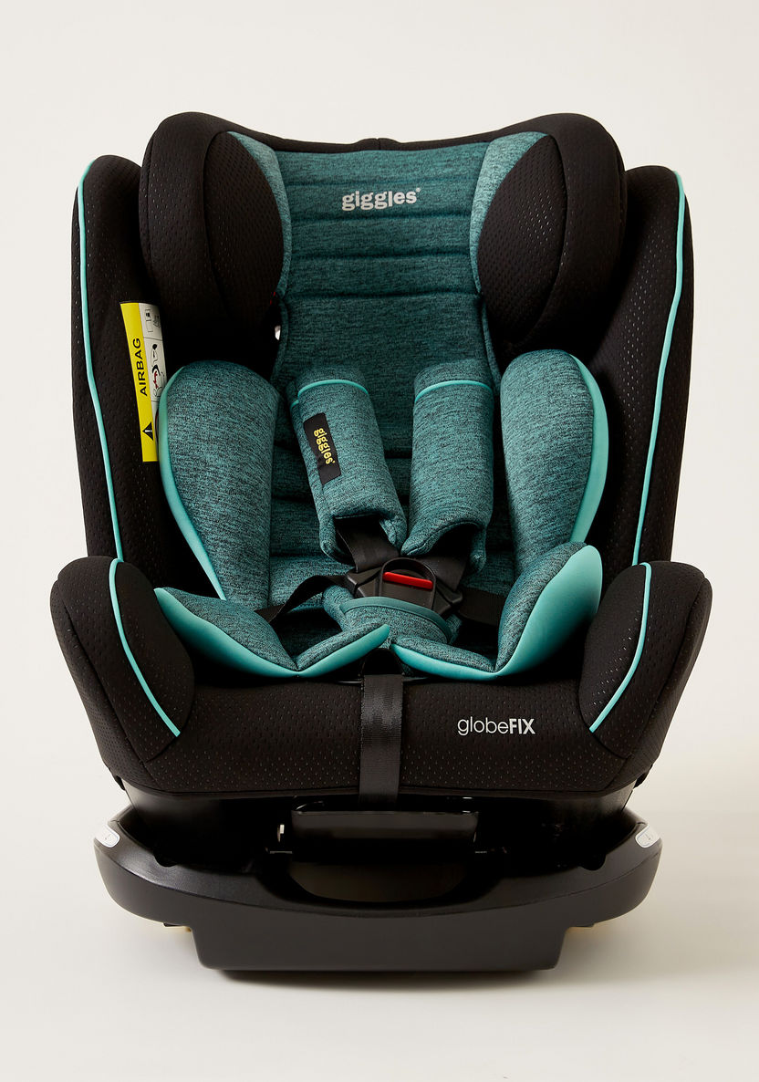 Giggles Globefix 3-in-1 Convertible Car Seat -Black/Teal (Ages 1 to 12 years)-Car Seats-image-1