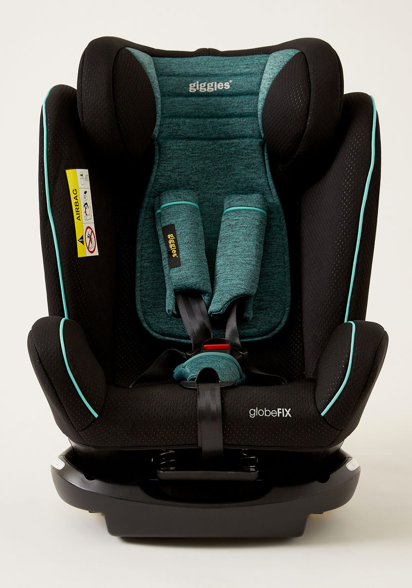 Giggles Globefix 3-in-1 Convertible Car Seat -Black/Teal (Ages 1 to 12 years)-Car Seats-image-2