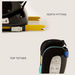 Giggles Globefix 3-in-1 Convertible Car Seat -Black/Teal (Ages 1 to 12 years)-Car Seats-thumbnail-7
