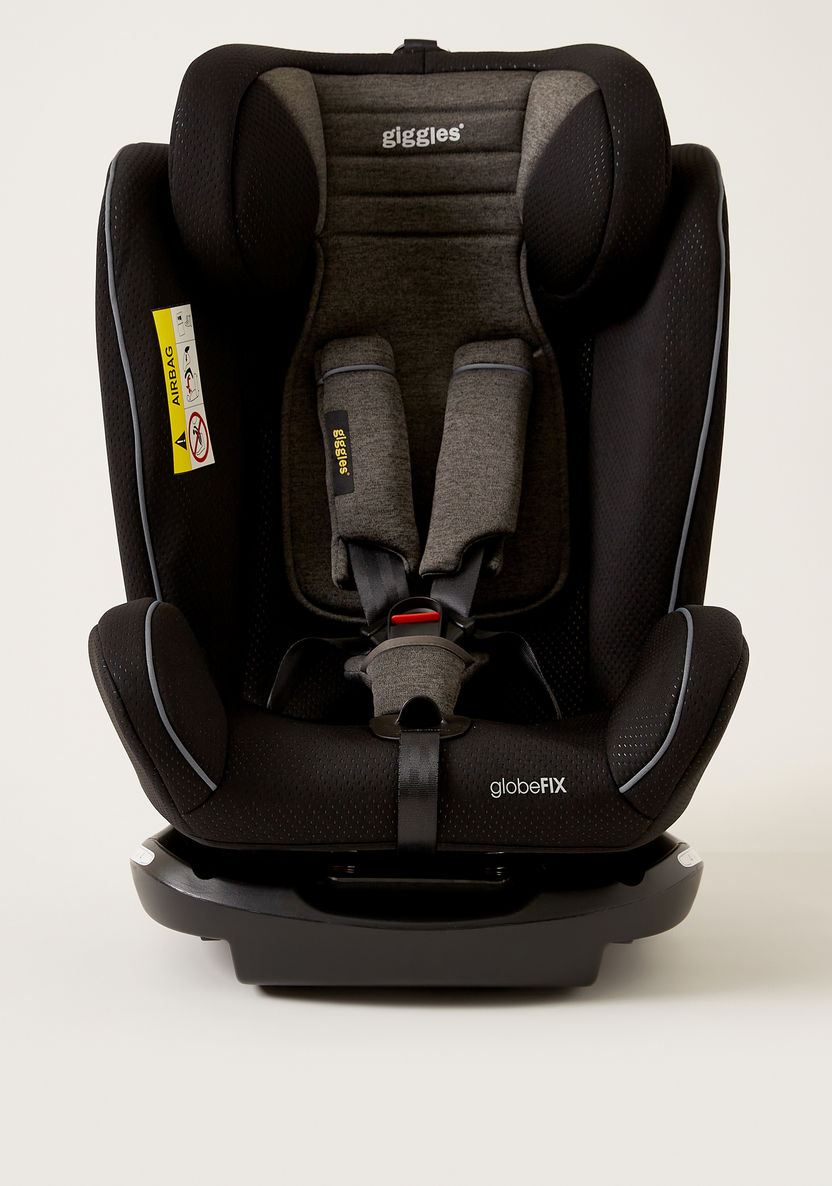 Giggles Globefix 3-in-1 Convertible Car Seat -Black/Grey (Ages 1 to 12 years)-Car Seats-image-2