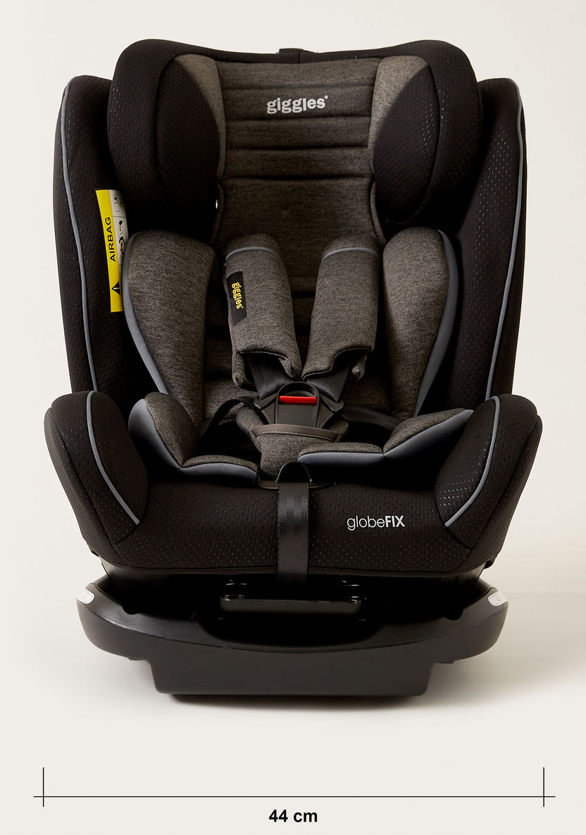 Giggles Globefix 3-in-1 Convertible Car Seat -Black/Grey (Ages 1 to 12 years)-Car Seats-image-8