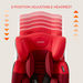 Juniors Domingo 3-in-1 Toddler Carseat - Red (Ages 1  to 12 years)-Car Seats-thumbnail-4