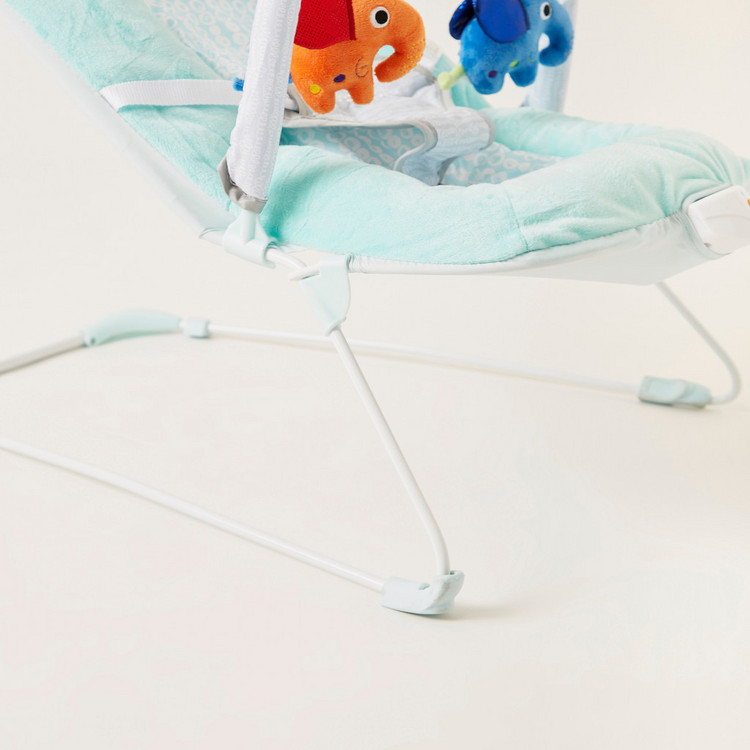 Juniors Plum Baby Bouncer with Removable Toy Bar