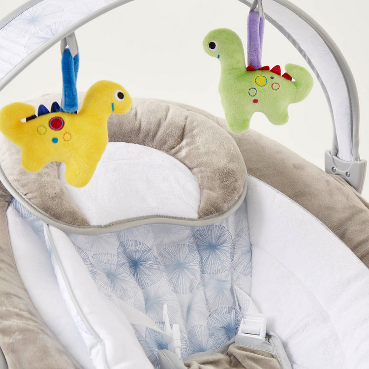 Juniors Apricot Bouncer with Removable Toy Bar