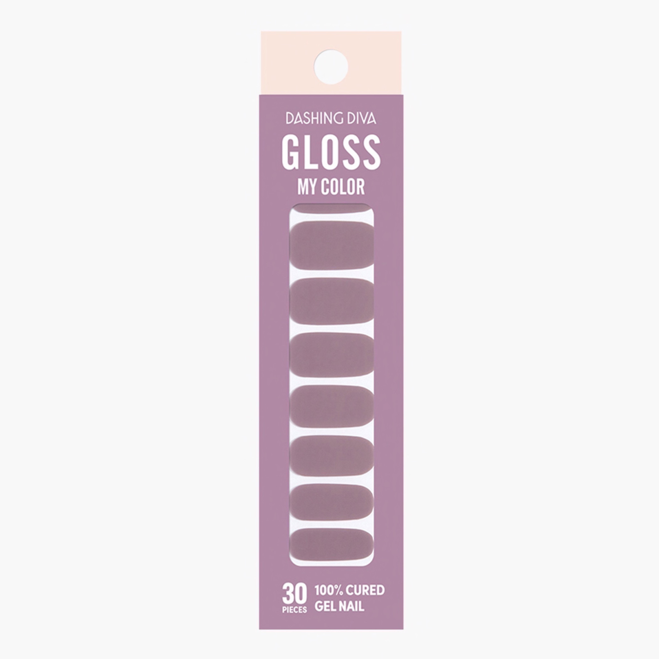 ملصقات طلاء أظافر جلوس ميلكي ليلاك جل من داشنج ديفا - مجموعة من 30-beautyandpersonalcare-giftsets-image-1