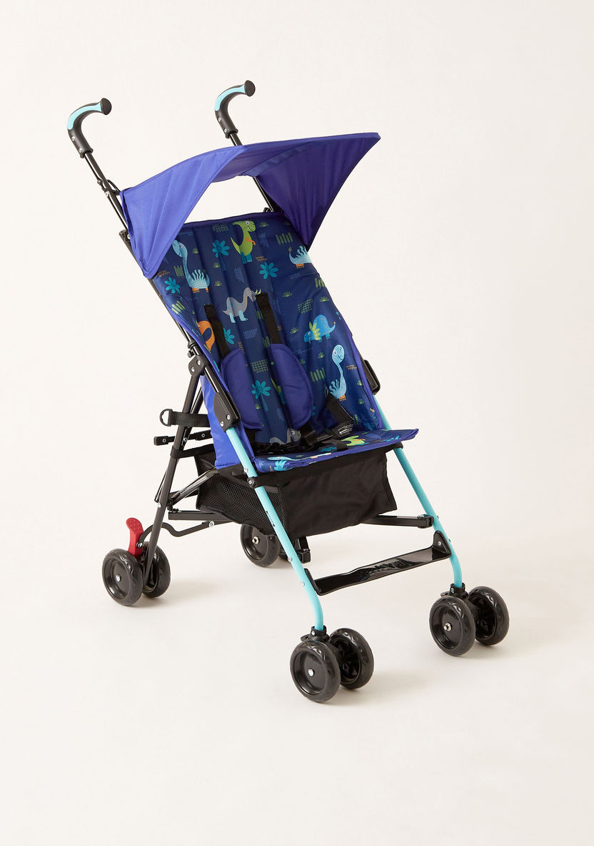 Juniors Scooty Blue Printed Baby Buggy with Sun Canopy (Upto 3 years)-Buggies-image-1