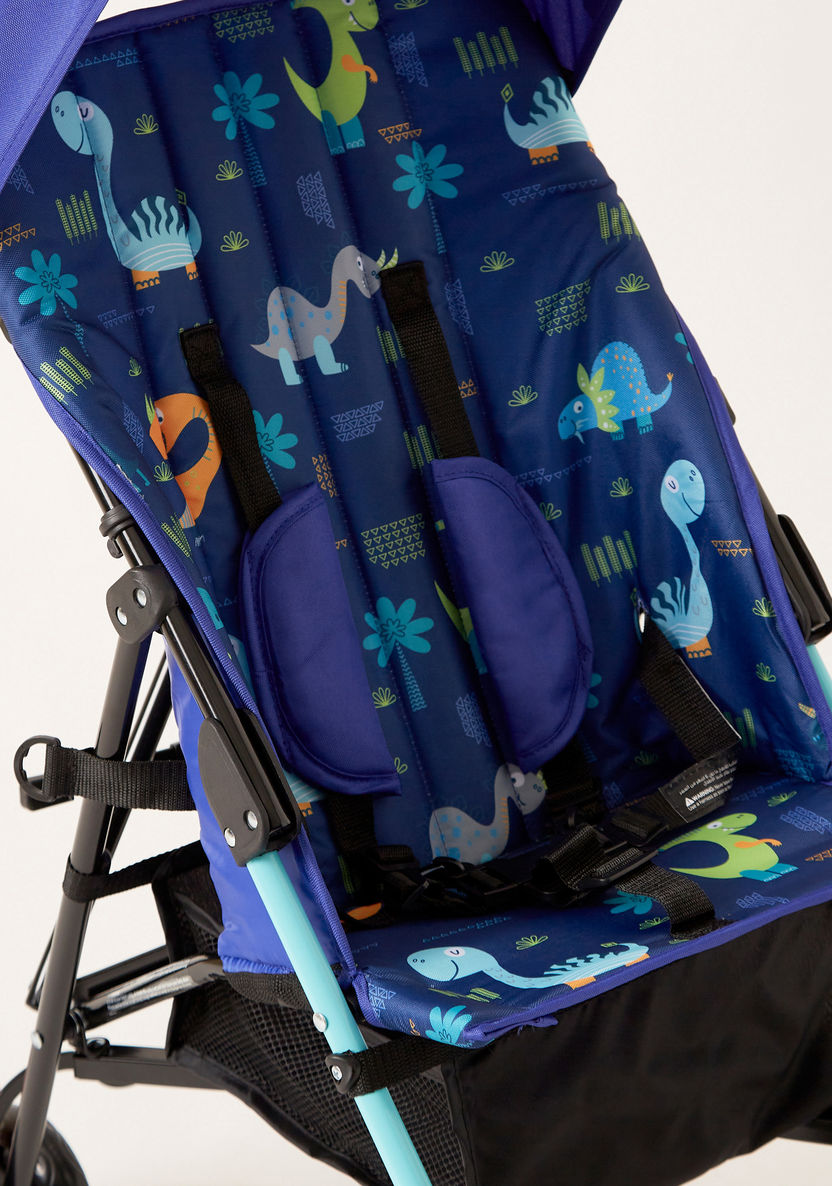 Juniors Scooty Blue Printed Baby Buggy with Sun Canopy (Upto 3 years)-Buggies-image-3