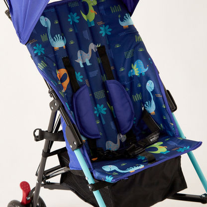 Juniors Scooty Blue Printed Baby Buggy with Sun Canopy (Upto 3 years)