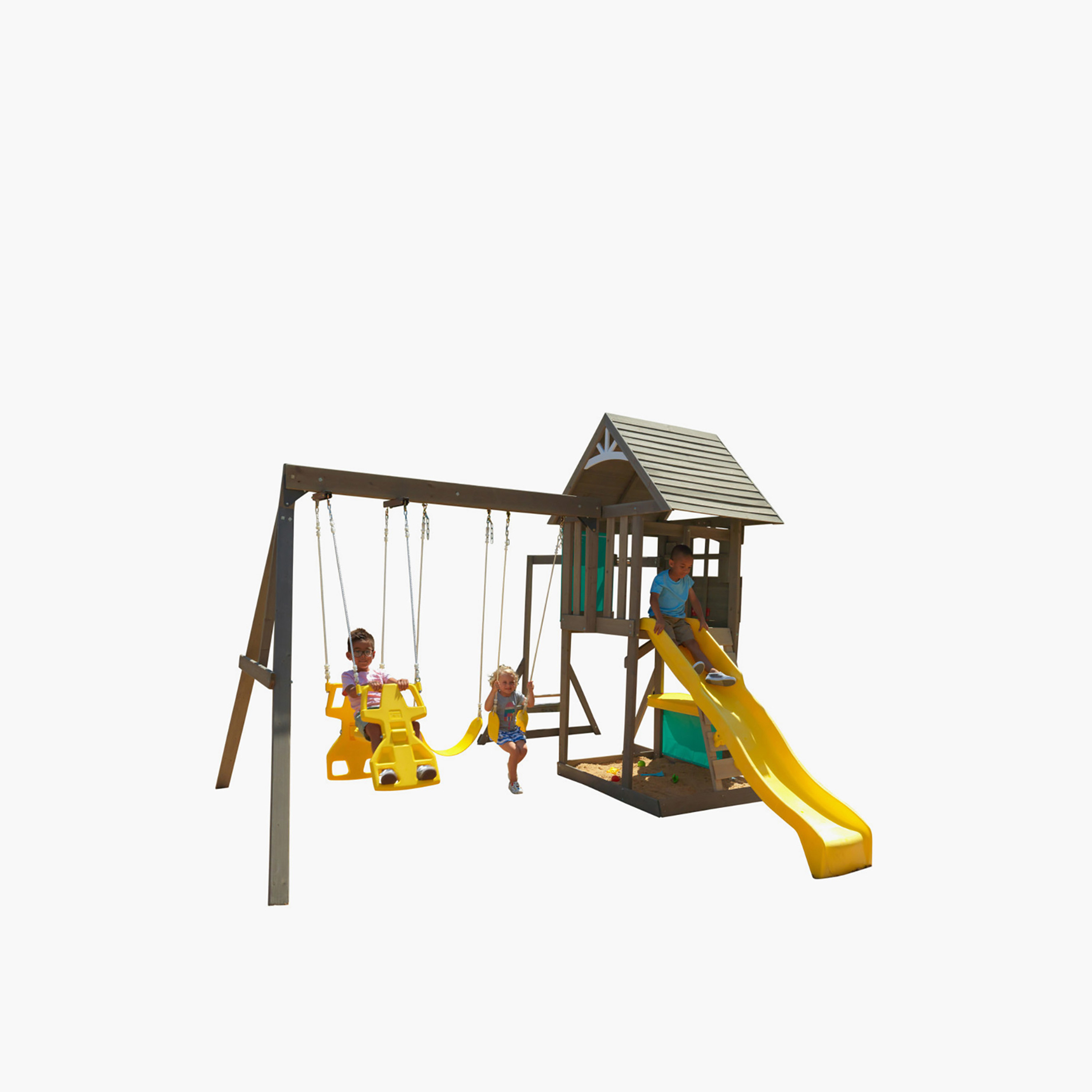 Kidkraft Hampton Swing Set-toys-outdoor-slidesandswings-image-1