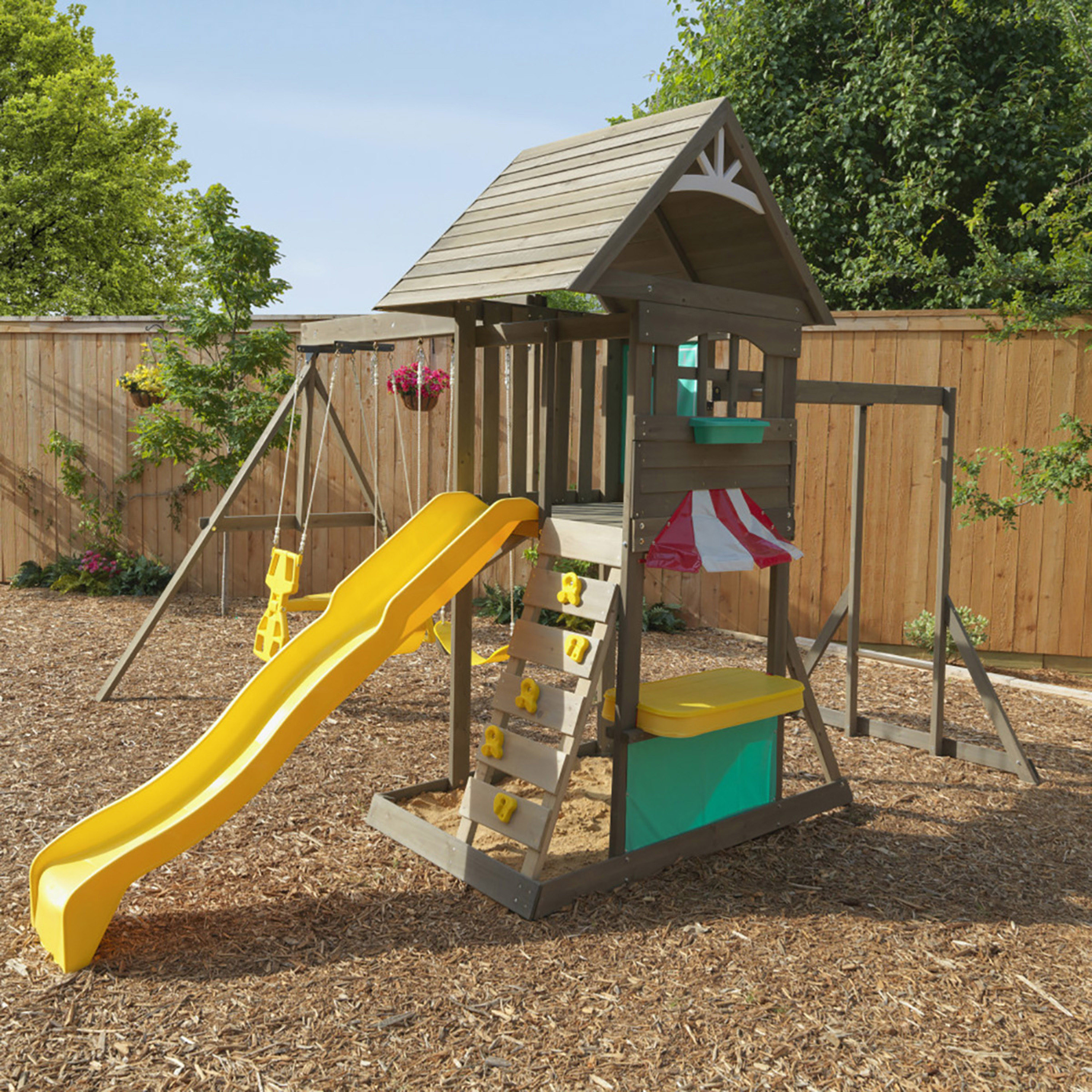 kidkraft hampton swing set