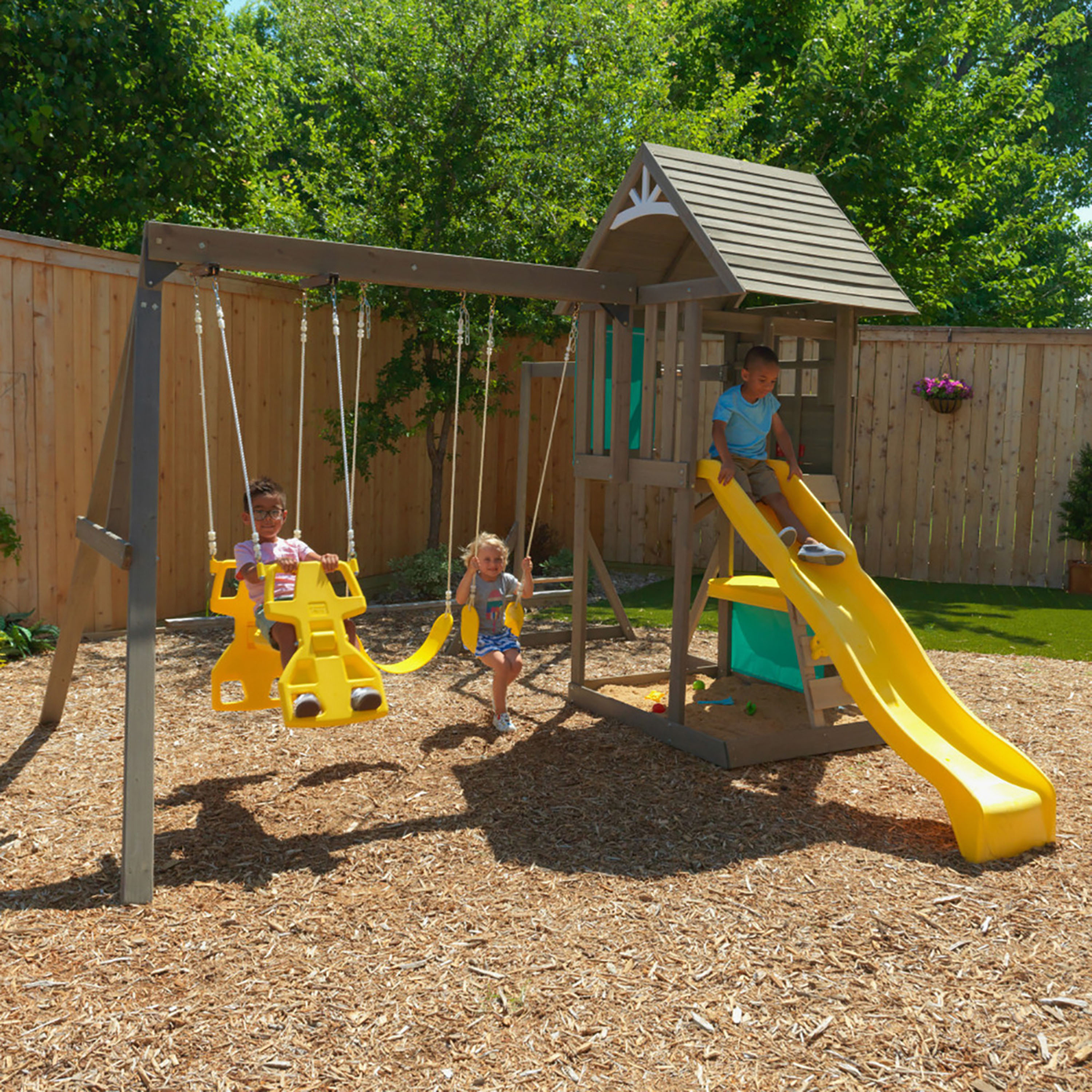 Kidkraft Hampton Swing Set-toys-outdoor-slidesandswings-image-9